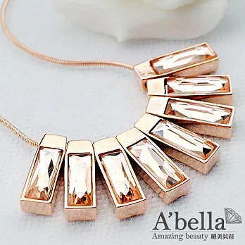 【A’bella 菈蓓索系列】堅定之心 項鍊玫瑰金