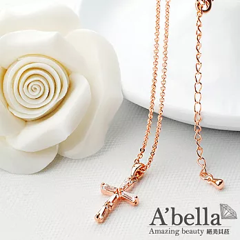 【A’bella 菈蓓索系列】堅定不移 項鍊玫瑰金