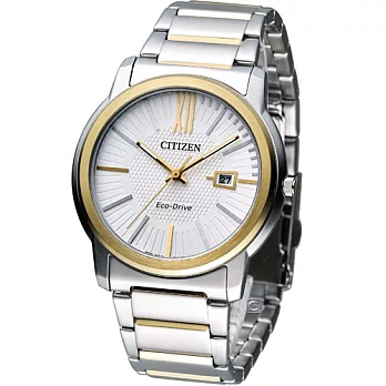 CITIZEN Eco-Drive 光電時尚紳士錶 AW1214-57A