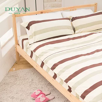 DUYAN《風格玩家》加大四件式超柔細纖維兩用被床包組