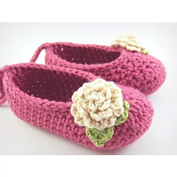 Cutie Bella手工編織嬰兒鞋Ballet-Pink/Cream