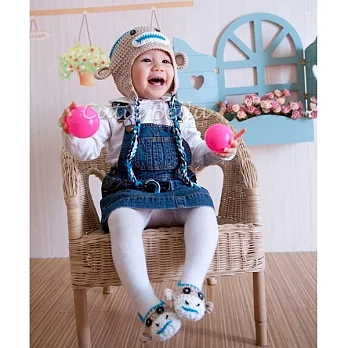 Cutie Bella手工編織嬰兒鞋帽組Monkey-Boy