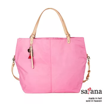 satana - 時尚大方肩斜兩用包 -凡爾賽玫瑰