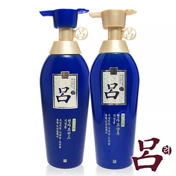 【呂 Ryoe】藍瓶油性髮質專用洗潤髮精2件組(洗髮400ml+潤髮400ml)