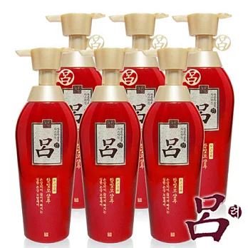 【呂 Ryoe】紅瓶燙染受損洗髮精400ml(6瓶組)