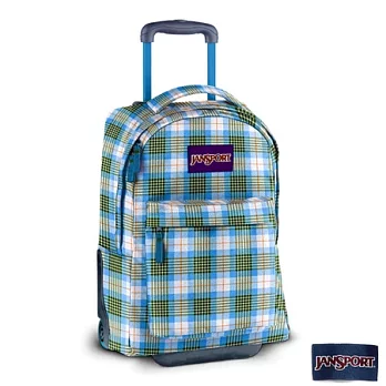 JanSport拉桿休閒旅遊背包(WHEELED)-朗達格紋