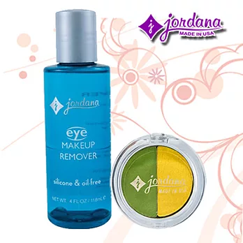 【組合價65折】喬丹娜輕柔眼部卸妝液+炫彩雙色眼影眼部卸妝液+雙色眼影01