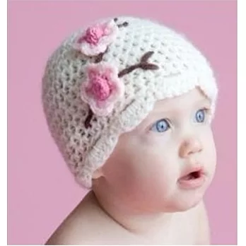 Cutie Bella手工編織花邊帽White