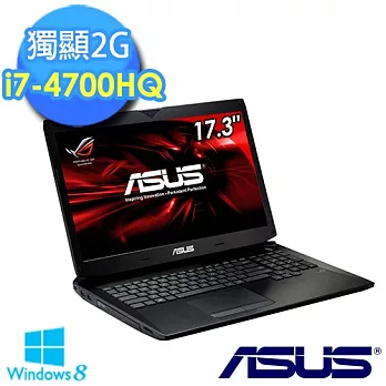 【ASUS】G750JW-0031A4700HQ 超強效能遊戲機( i7-4700HQ /17.3吋/8G/1TB/2G獨/Win8) 經典黑