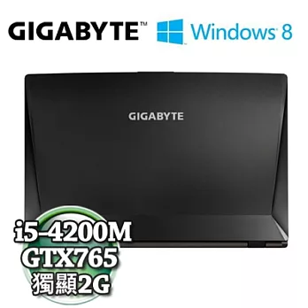 GIGABYTE 技嘉 P27K 17.3吋(黑)Win8 四代i5 筆電/i5-4200M/4G/750GB/GTX765M 2GB/Full HD