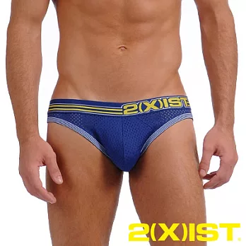 2(X)IST 窺祕系列SLIQ MESH 低腰三角褲(藍)L藍色