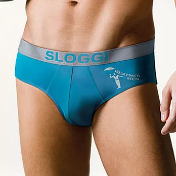【Sloggi Men】Weather men合身系列 印花三角內褲 M-XL(二件組)M藍