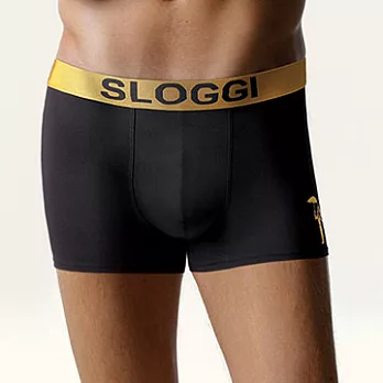 【Sloggi Men】Weather men合身系列 印花平口褲 M-XL(二件組)M黑