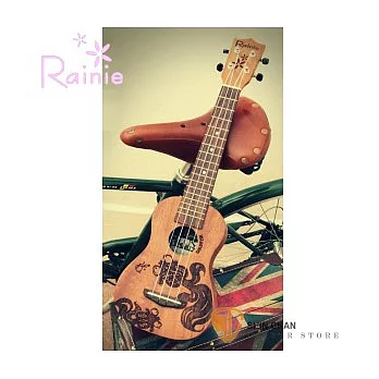 Rainie SCG-01 Ukulele 21吋 桃花心木 全單板 金魚雕刻 烏克麗麗【SCG01】