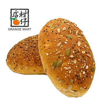 【柑仔店有機健康超市】五榖餐包1入-奶素(110g)