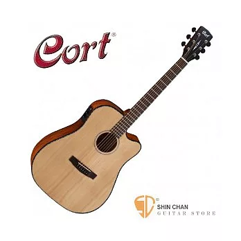 Cort吉他►Cort MR-E 可插電單板民謠吉他【Cort品牌/MRE/木吉他】