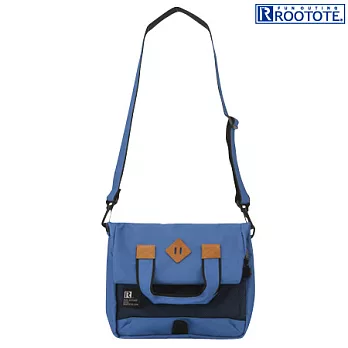 日本ROOTOTE CORDURA兩用小巧斜背包-藍(749003)