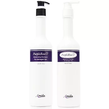 Amida 紫玫瑰有機洗髮精 400ml + Amida 紫玫瑰有機護髮素 400ml