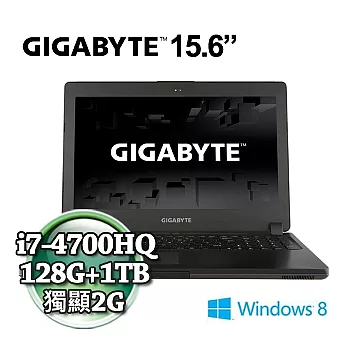 GIGABYTE 技嘉 P35k 15.6吋(黑)Win8 雙硬碟 獨顯2G 筆電/i7-4700HQ/GTX765 2G/16G/m128G+1TB