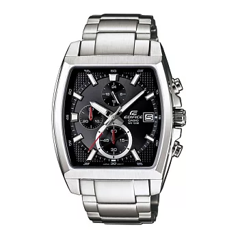EDIFICE 甜蜜時光情定今朝個性計時腕錶-黑-EFR-524D-1A