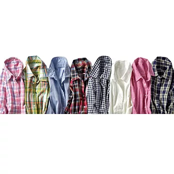 【cecile女裝】抗UV定番格紋襯衫L格紋A