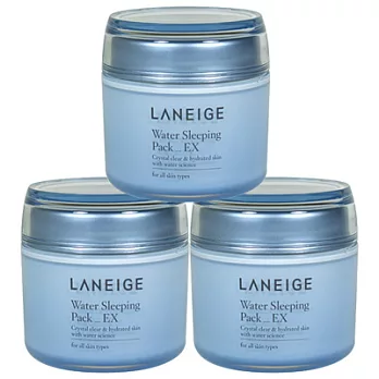 LANEIGE蘭芝 睡美人香氛水凝膜-EX(80ml)*3