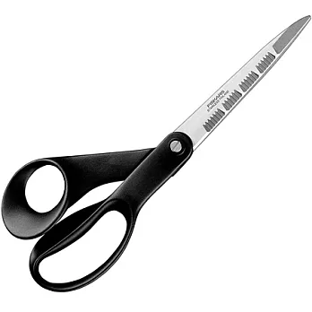 《FISKARS》AVANTI 廚用鋸齒剪刀(黑)