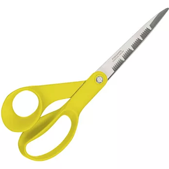 《FISKARS》COLOR 廚用鋸齒剪刀(亮黃)