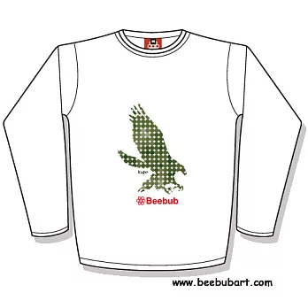 【Beebub】kupo-老鷹-長袖平口XS白色