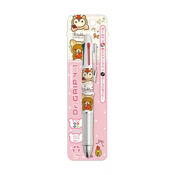 San-X 懶熊梅花小鹿系列 Dr.Grip健握4+1多功能筆。白