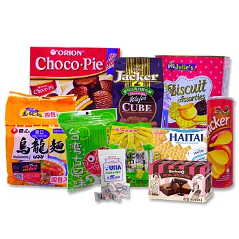 Market O 布朗尼蛋糕+巧克力派+海鮮爽口烏龍麵↘~最好下午茶點心、宵夜-同事歡樂超值分享組