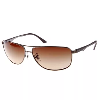 【金橘眼鏡】RAY BAN太陽眼鏡 (銀-漸層棕)#RB3506 00413