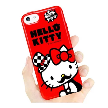 GARMMA Hello Kitty iPhone 5C TPU保護殼迷幻紅