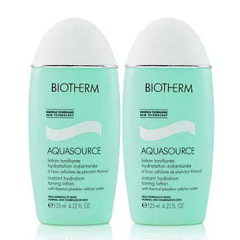 BIOTHERM 碧兒泉 5000L極水感活泉平衡機能水 125mlX2