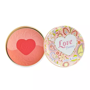 Holika Holika 戀愛幻想3色頰彩修容腮紅-附粉撲7g03 紅色幻想