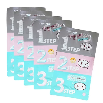 Holika Holika 豬鼻子打擊黑頭粉刺 3步驟 3片組合/ 5組入