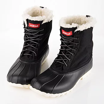 native JIMMY WINTER超輕量內裡鋪棉高筒獵鴨靴(男/女)23黑