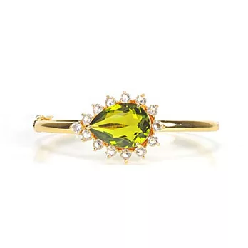 Chicist 絢彩印度安硬式手環(共五色)金/橄欖綠