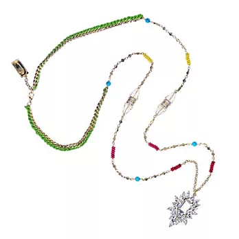 Chicist 熱情POP印度安長項鍊古董金/多色