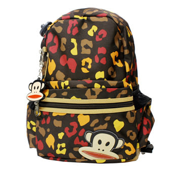 【UH】KANGOL - Paul Frank滿版圖案後背包 -咖啡