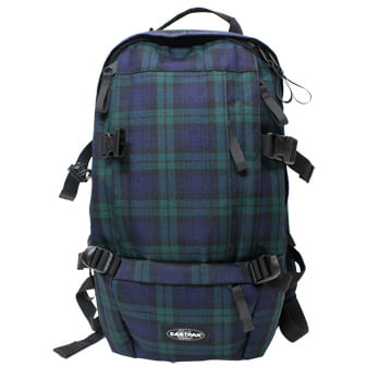 【UH】EASTPAK - EASTPAK格紋後背包 -藍綠