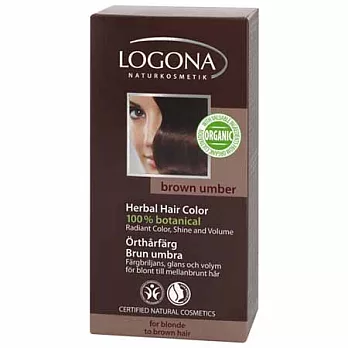 LOGONA 經典植萃增色粉 焦糖茶褐色 100G