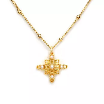 Chicist 甜蜜雪花頸鍊金