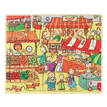 德國Sigikid 益智市集拼圖Puzzle