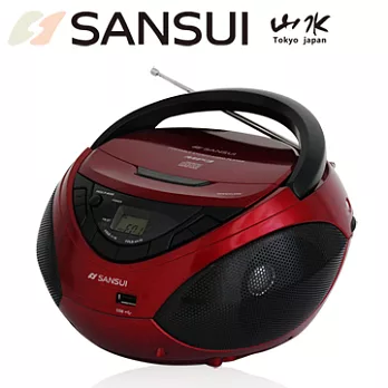 山水SANSUI 廣播/USB/CD/MP3/AUX手提式音響(SB-87N)
