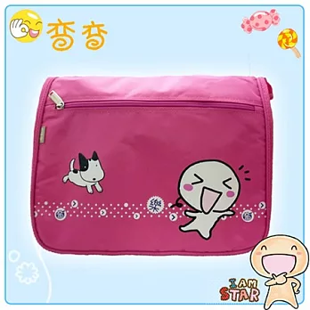 【彎彎】㊣版授權 時尚帥氣側背書包(二色)桃色