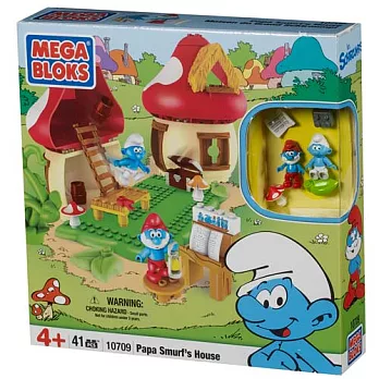 【MEGA BLOKS】藍色小精靈-鬍子老爹家