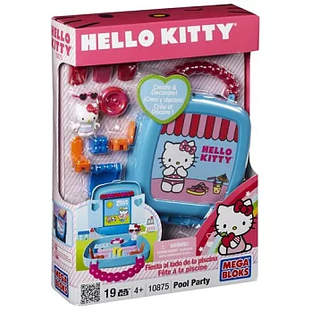【MEGA BLOKS】KITTY游泳池提盒