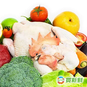 【買新鮮】省產溫體全雞(約1.2Kg/1隻)