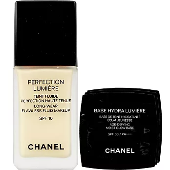 CHANEL 香奈兒 完美親膚無瑕粉底(#10)(30ml)送光采妝前乳1.5ml*3